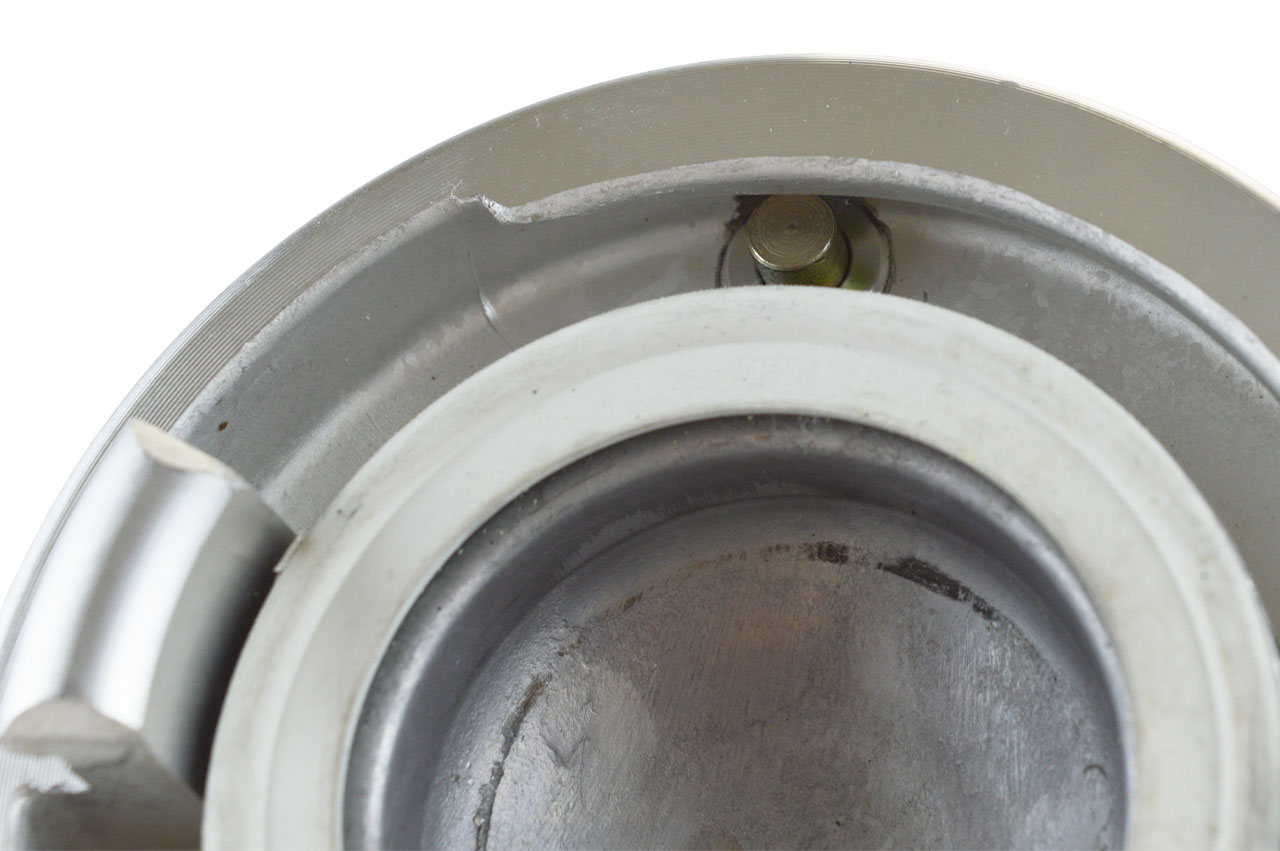 Blindkupplung mit Kette und Schloss, System Storz, Aluminium geschmiedet