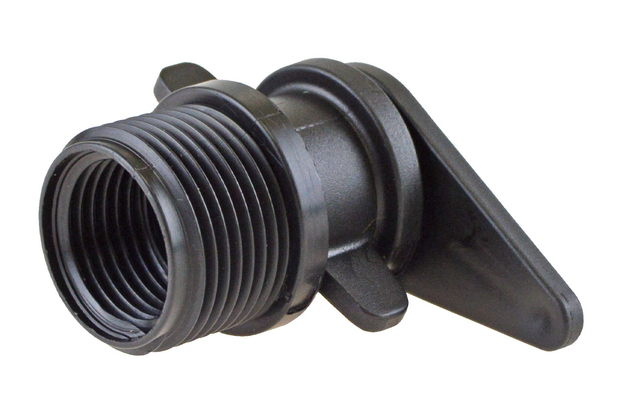 DLF - Startverbinder mit Außengewinde und Innengewinde für Flachschlauch