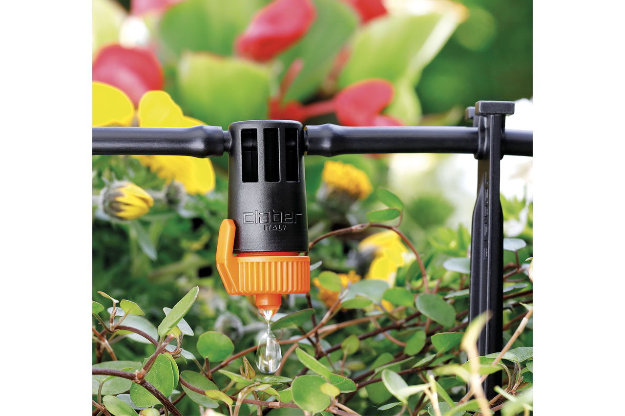 Claber einstellbarer Reihentropfer 0 bis 10 l/h Plus (10 Stück)