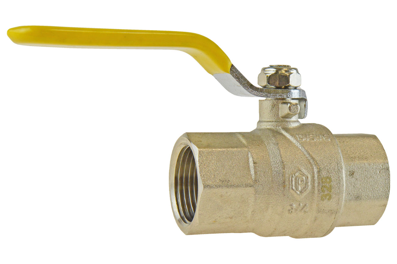 Gas-Kugelhahn mit Innengewinde, Messing