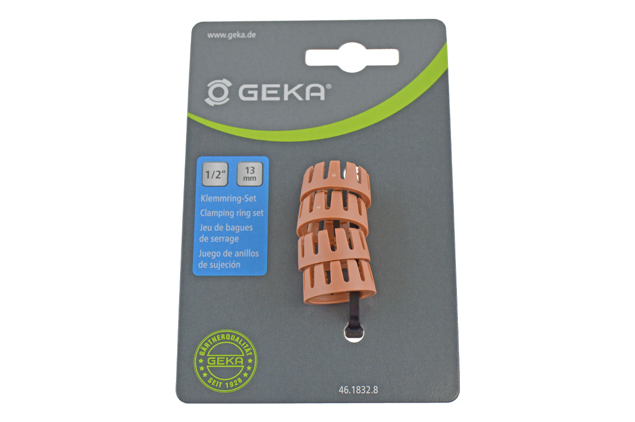 GEKA® plus Klemmring-Set "Trinkwasser"