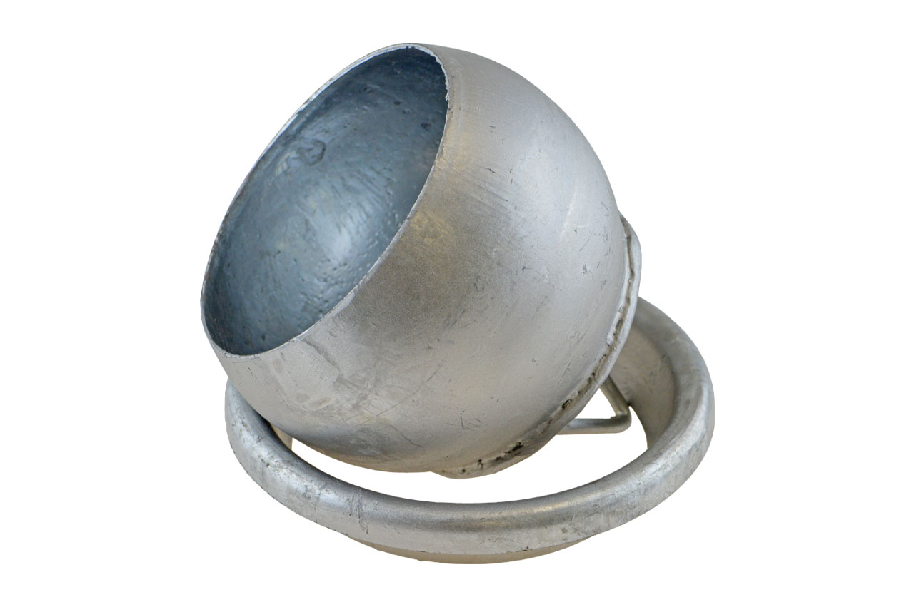 Endstopfen mit V-Kupplung, System Berselli, verzinkt