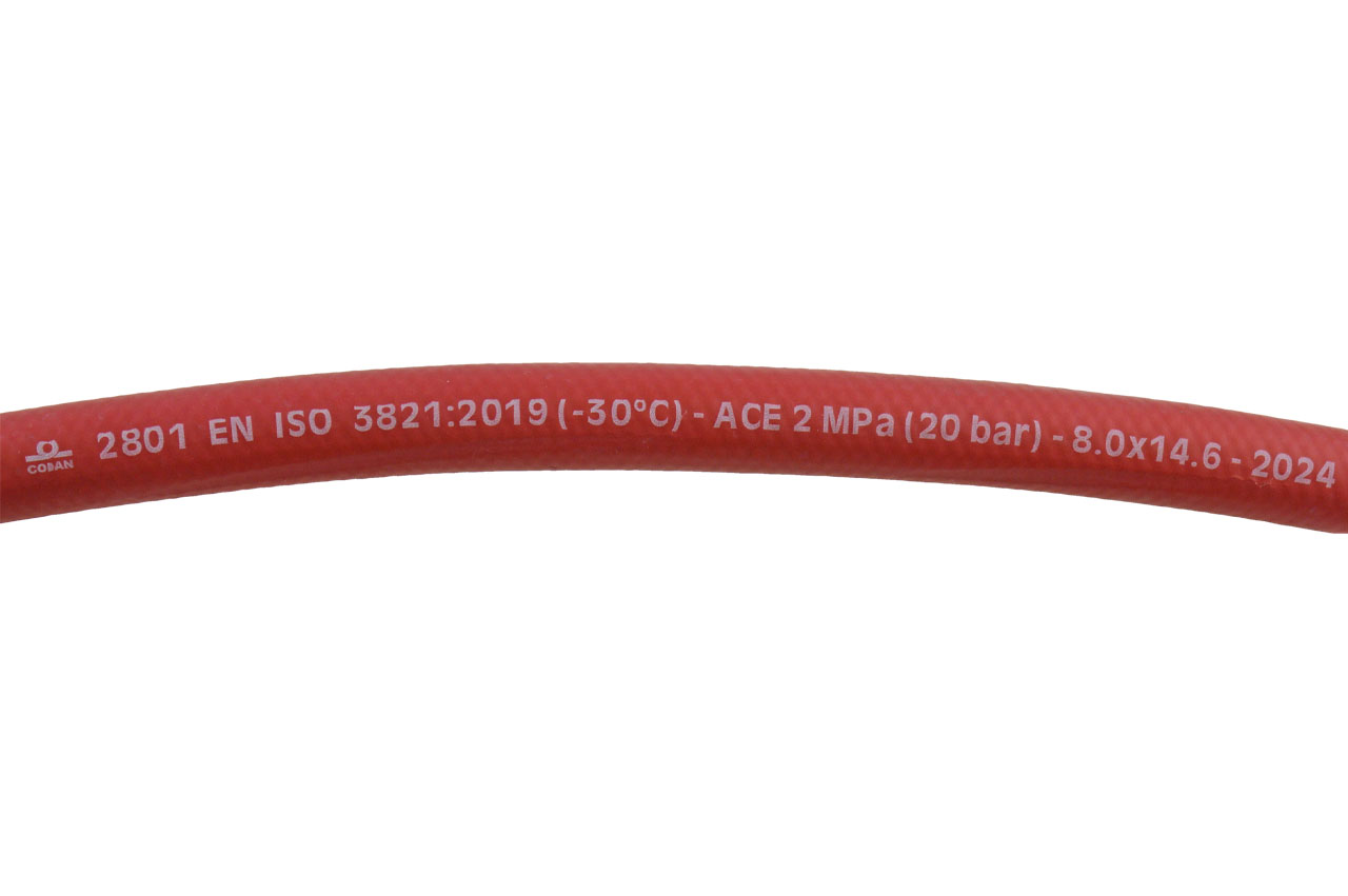 Acetylenschlauch CODAN 2801, ISO 3821