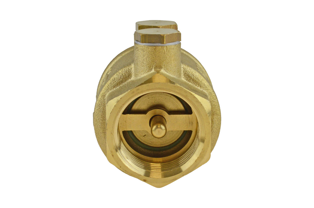 Rückschlagventil mit Innengewinde und Entleerungsstopfen Nr. 104, Messing