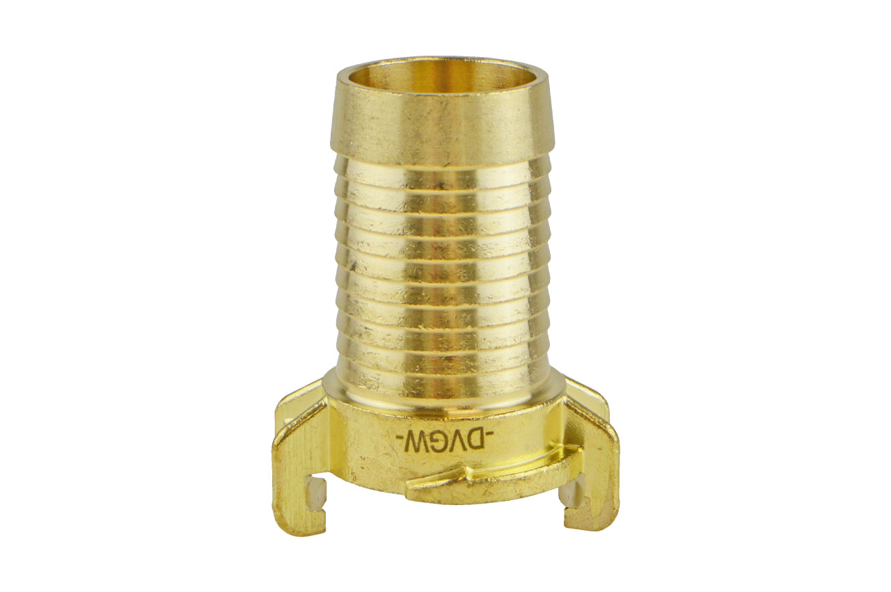 GEKA® plus Schnellkupplung K mit Schlauchtülle, KTW BWGL, Messing