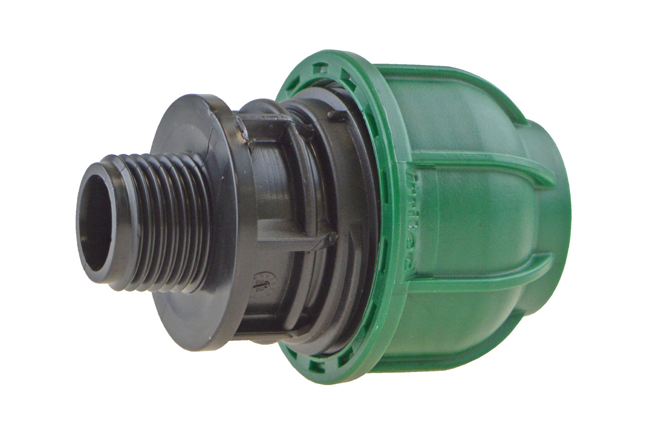 PE Kupplung mit Außengewinde, Brauchwasser - Connecto™