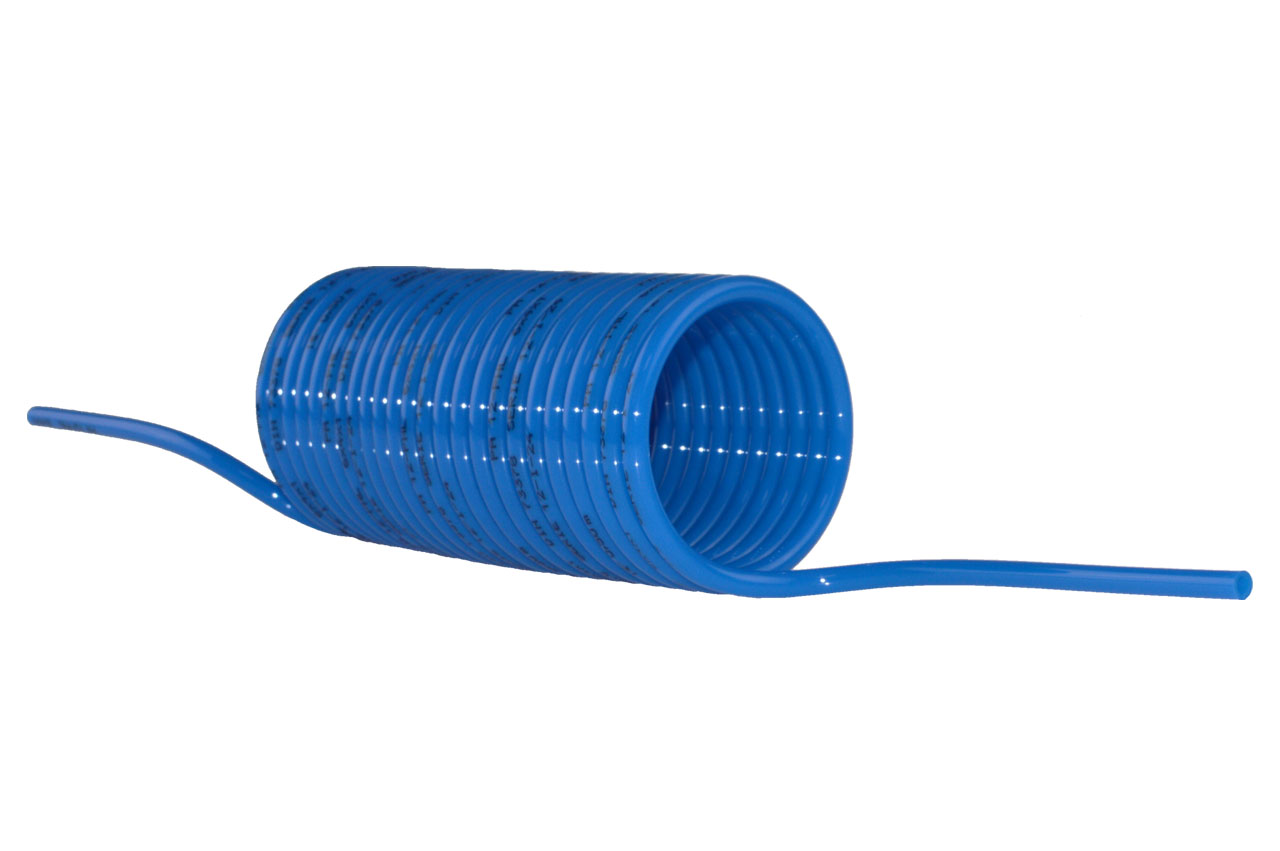 Polyamid Spiralschlauch PA 12W in blau
