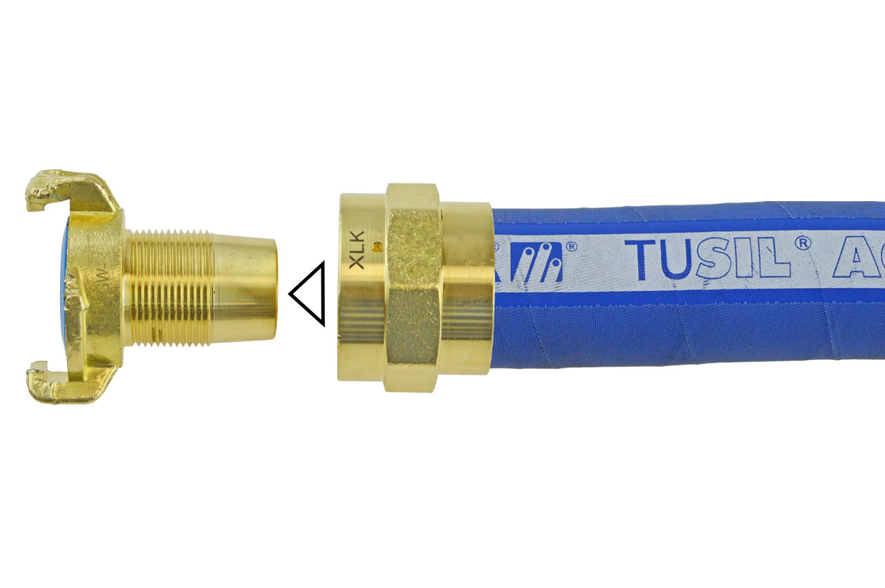 GEKA® plus Schraubkupplung XLK - Montagebeispiel