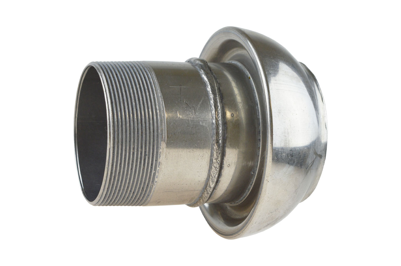 V-Teil mit Außengewinde, System Perrot (KVG), Edelstahl