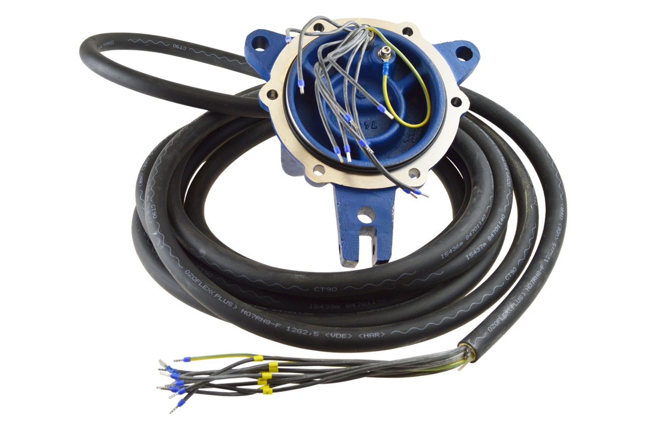 Gehäusedeckel mit Kabel