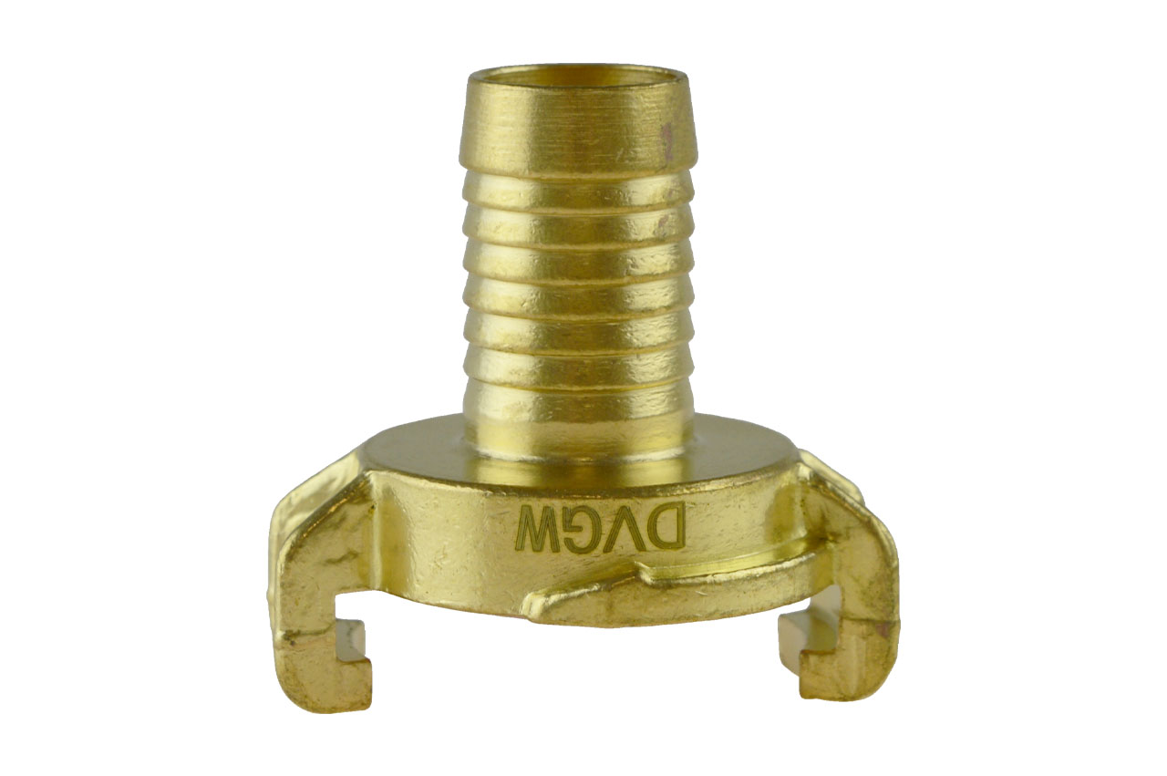 GEKA® plus Schnellkupplung mit Schlauchtülle, KTW, Messing