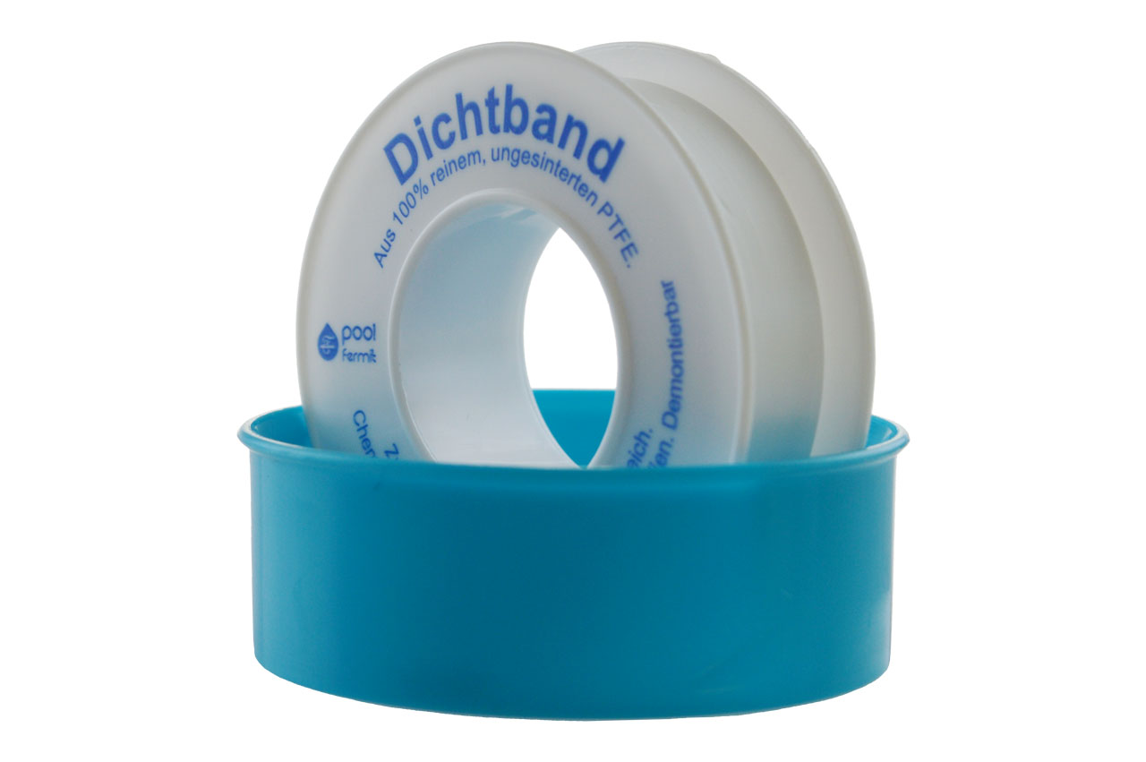 pool fermit Teflon Gewindedichtband (PTFE) 12 x 0,075 mm - 12 Meter