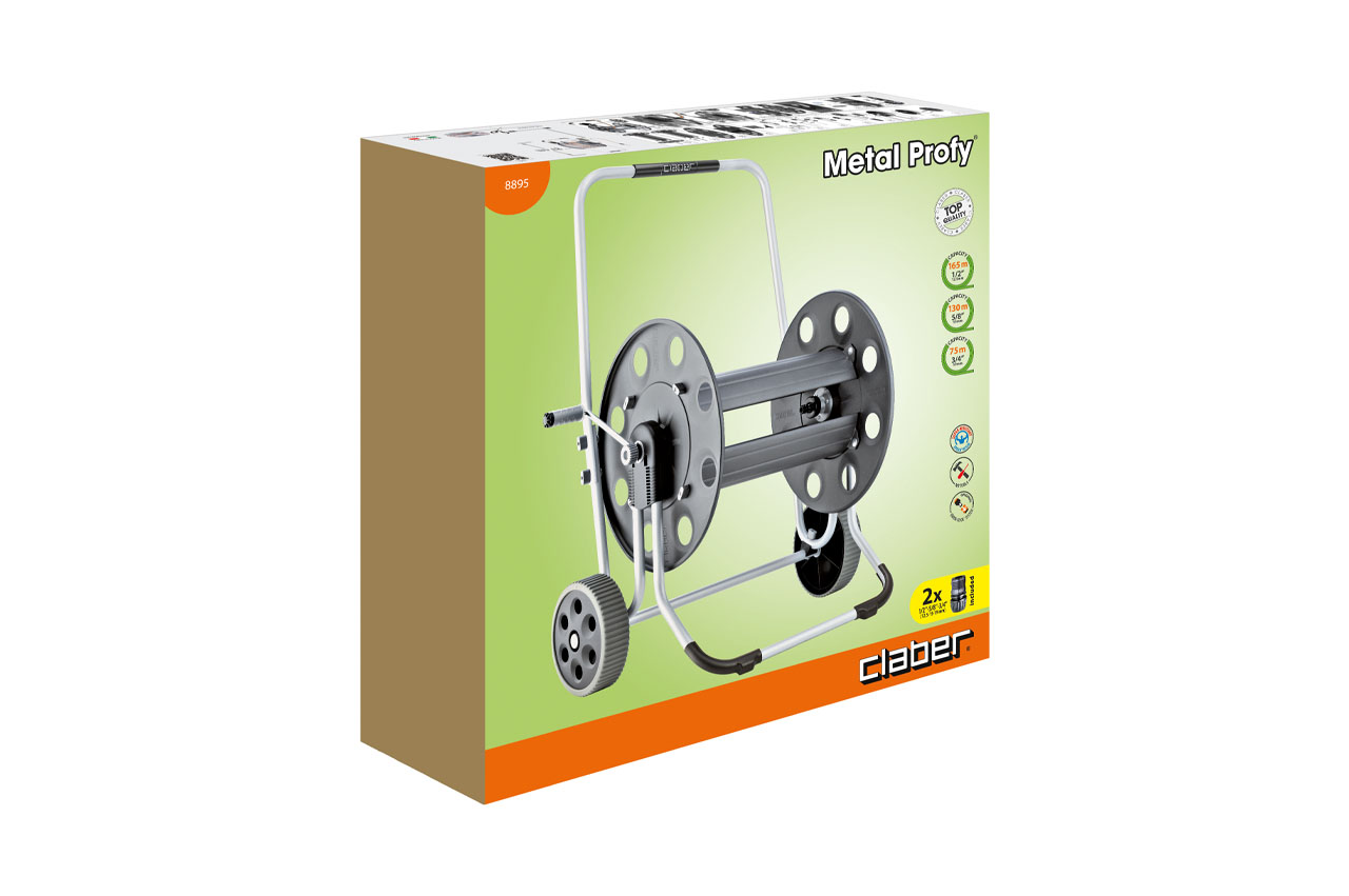 Claber Schlauchwagen METAL PROFY