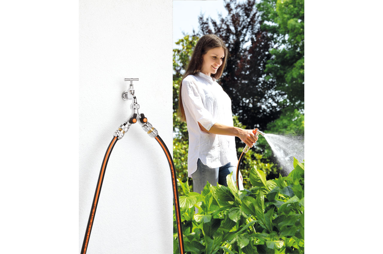 Claber 2-Wege-Ventil - Metal-Jet