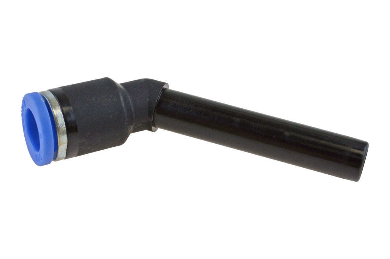 L-Steckverbindung mit langem Stecknippel 45°, Standard