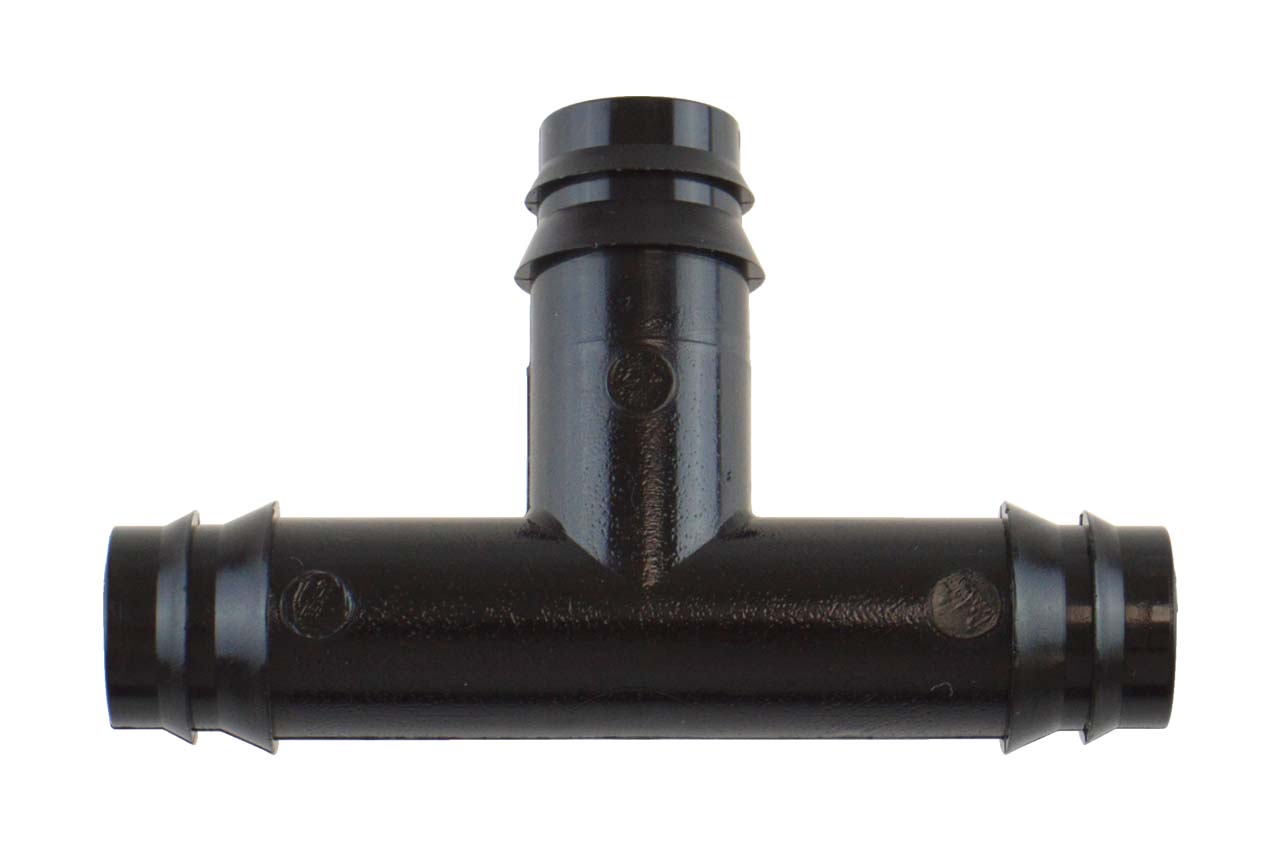 T-Steckverbinder für 16 mm-PE-Rohre/Tropfrohre, PN 4