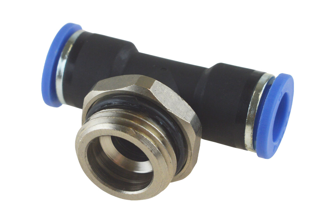 TE-Steckverschraubung mit zylindrischem Außengewinde, Standard