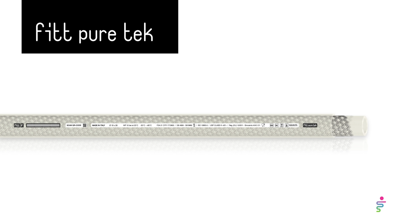 Lebensmittelschlauch FITT Pure Tek, transluzent, +90°C