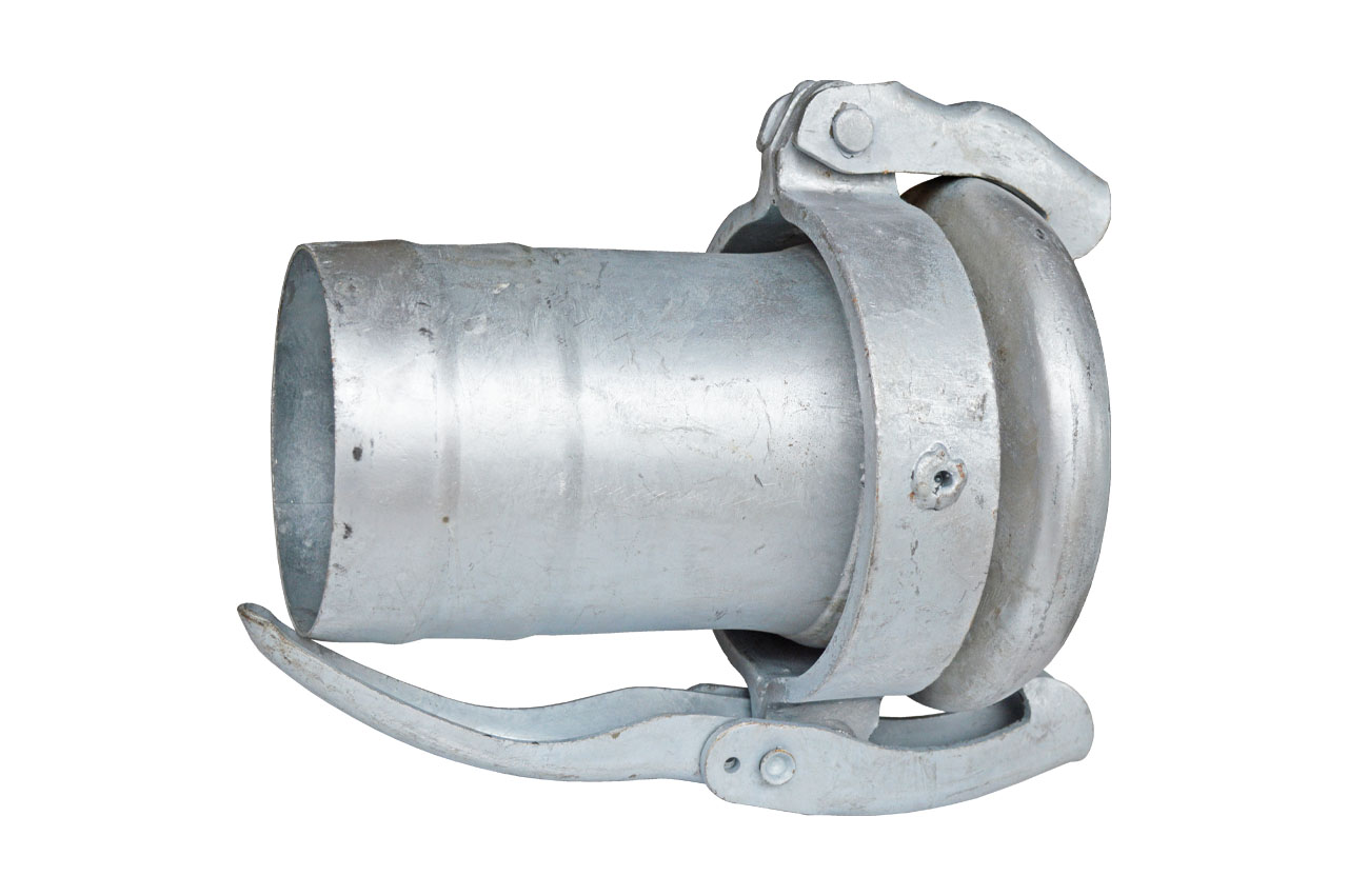 M-Teil mit gesickter Schlauchtülle, System Perrot (KMS-SI EL), Stahl verzinkt