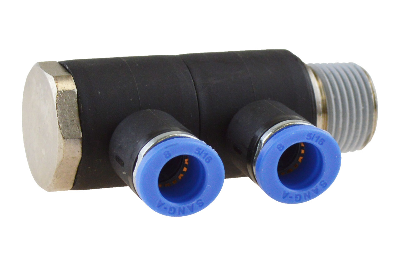 Mehrfachverteiler 2-fach mit Außengewinde, Standard