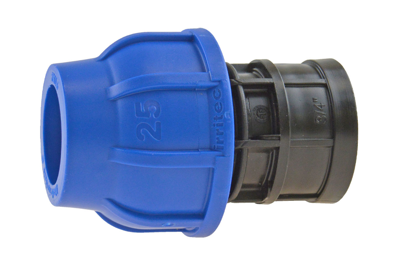 PE Kupplung mit Messing-Innengewindeeinsatz, DVGW - Connecto™ + Ultra