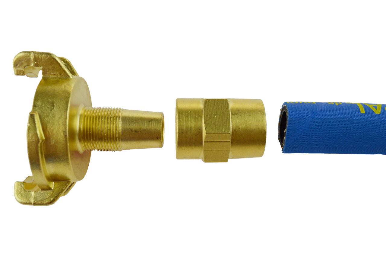 Schnellkupplung + Schlauchverschraubung + Schlauch