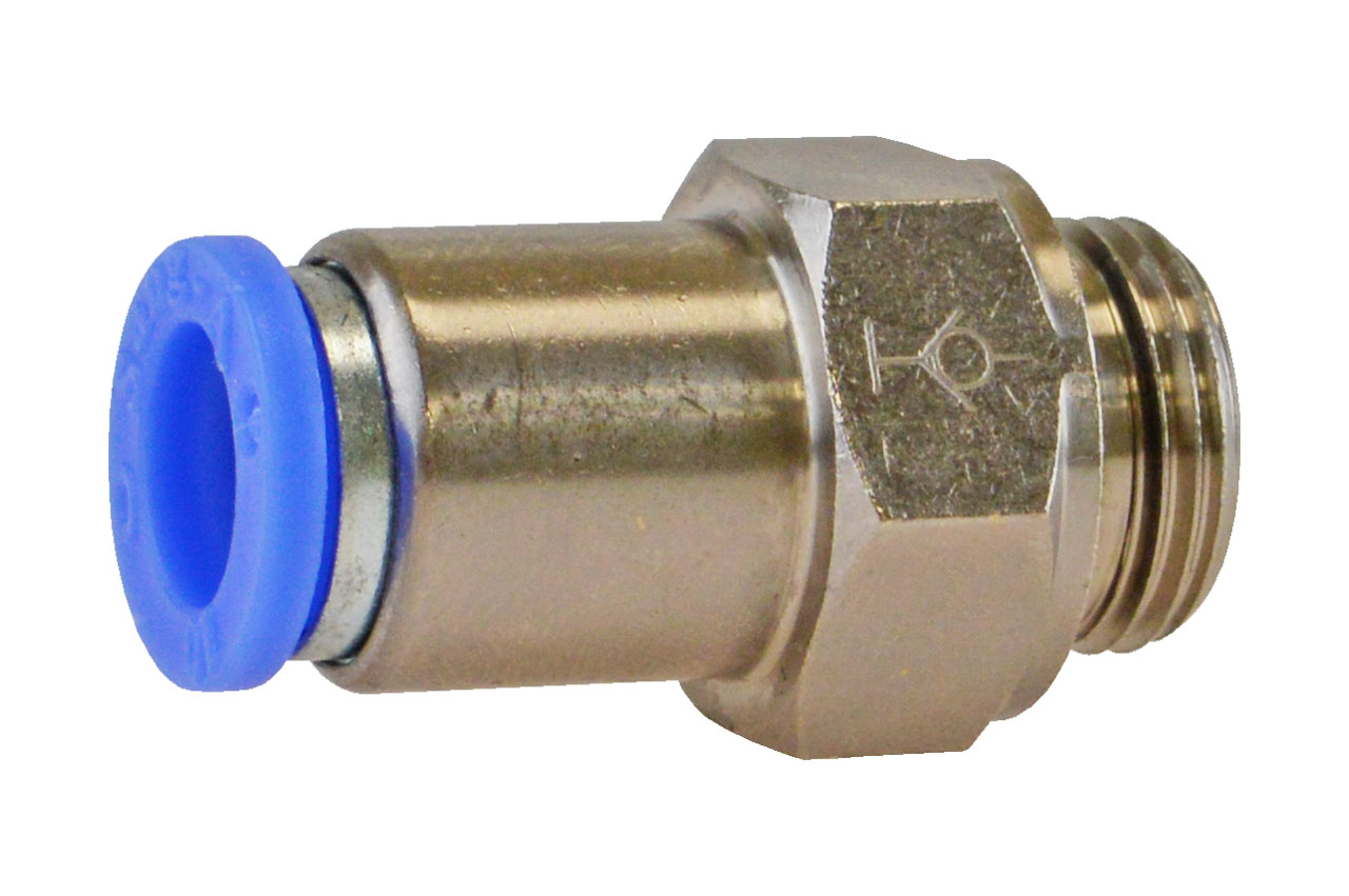 Steckverschraubung selbstabsperrend mit zylindrischem Außengewinde, Standard