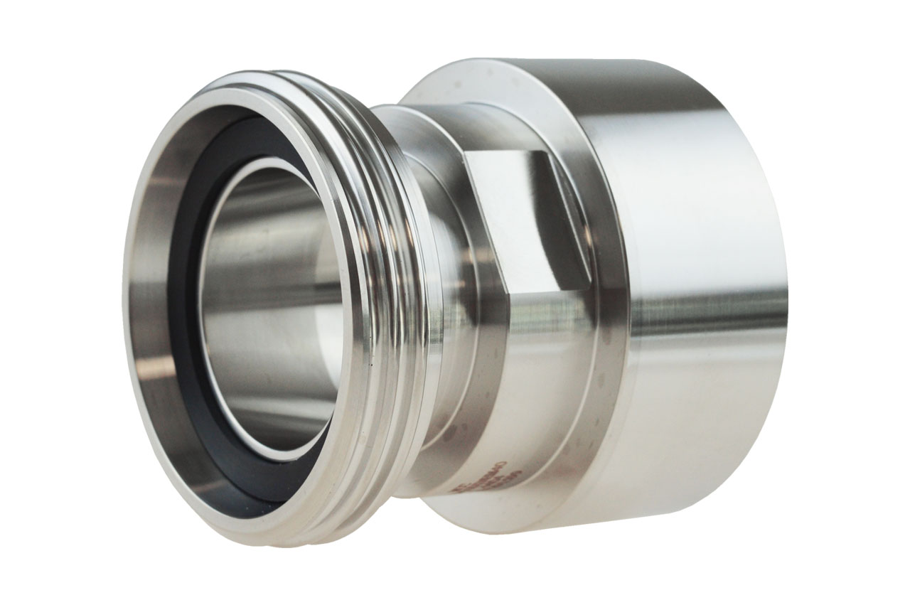 Übergangsstück Gewindestutzen auf IBC-Innengewinde, Edelstahl, DIN 11851