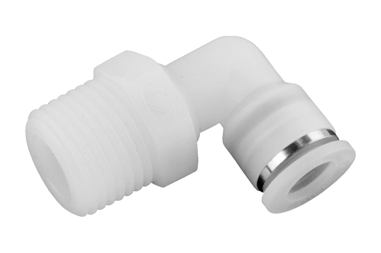 L-Steckverschraubung mit Außengewinde, PP