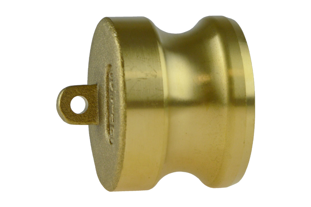 V-Teil Blindkupplung Typ DP, System Kamlock, Messing
