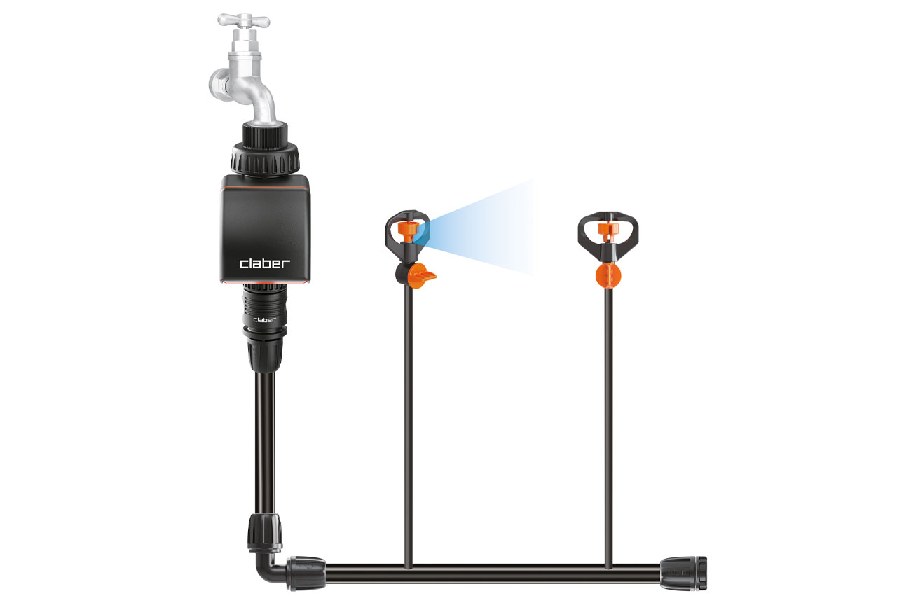 einzeln regulierbare Sprühdüse