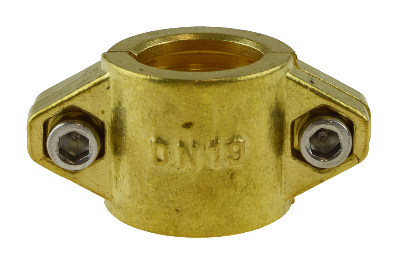 Klemmschalen 2-teilig aus Messing