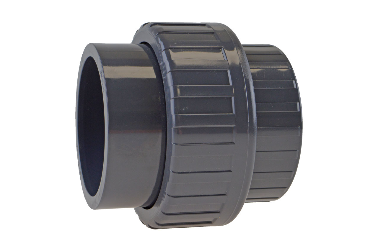 Verschraubung mit Klebemuffe und Innengewinde, PVC-U