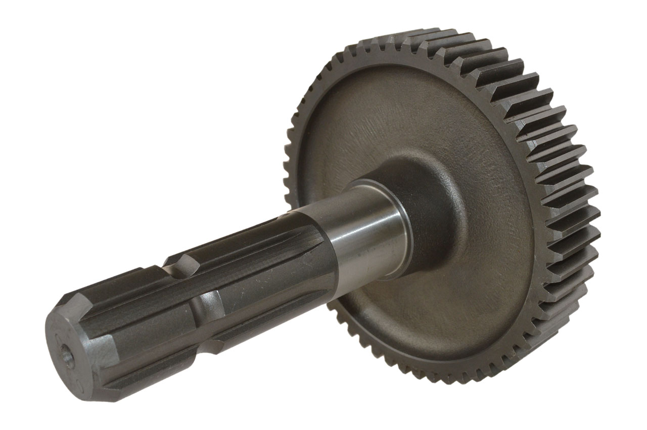 Zahnrad mit Welle Z55 - M 2.5 als Ersatzteil für den Kompressor von Battioni & Pagani