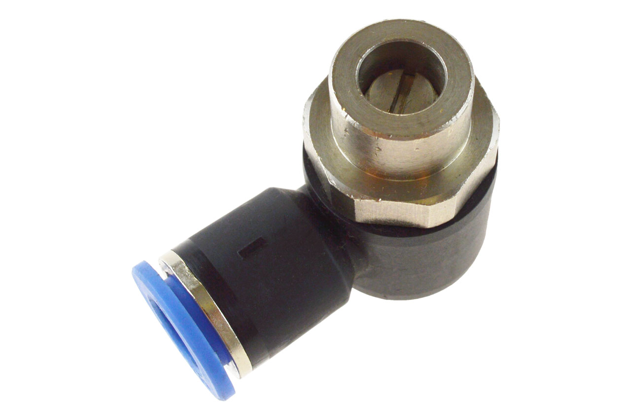 Winkel-Drosselrückschlagventil mit zylindrischem Außengewinde, Standard