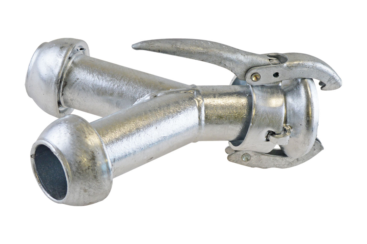 Y-Stück mit M-Teil und 2 x V-Teil, System Perrot
