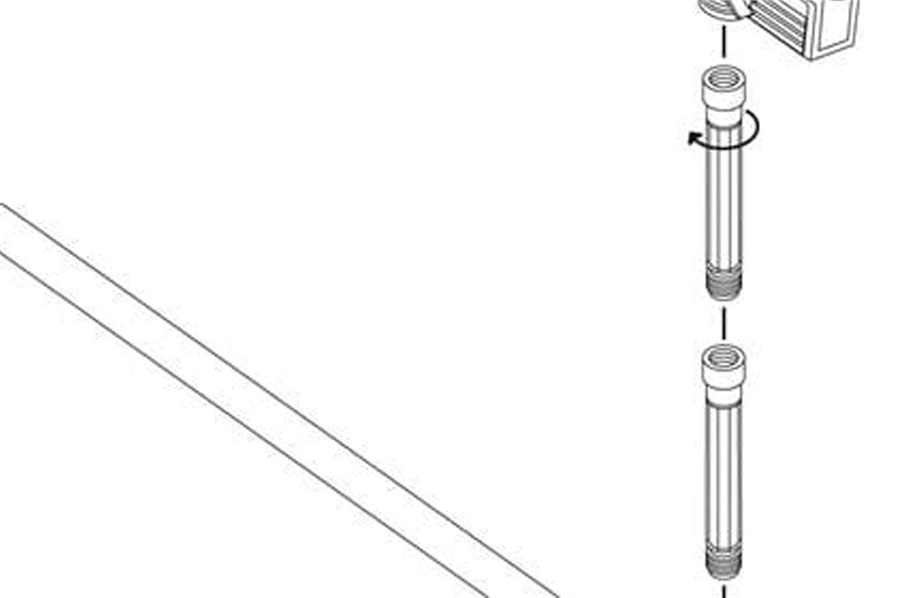Einfach zusammenstecken und Position des Viereckregners OS 90 erhöhen. Fertig.