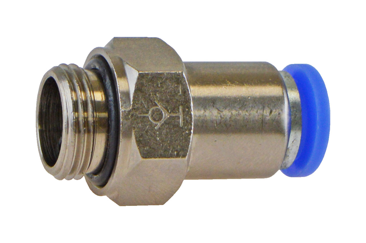 Steckverschraubung selbstabsperrend mit zylindrischem Außengewinde, Standard