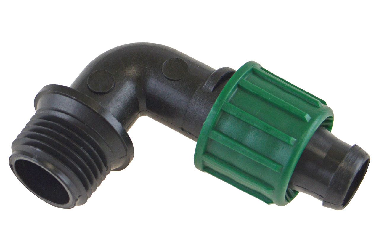 873 - 90° Winkelkupplung - Tape / Außengewinde