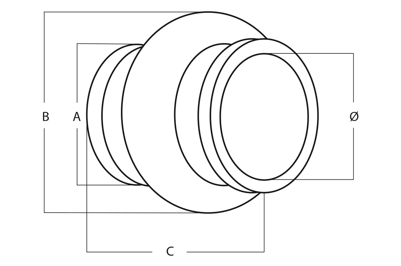 Gummi-Manschette - Grafik