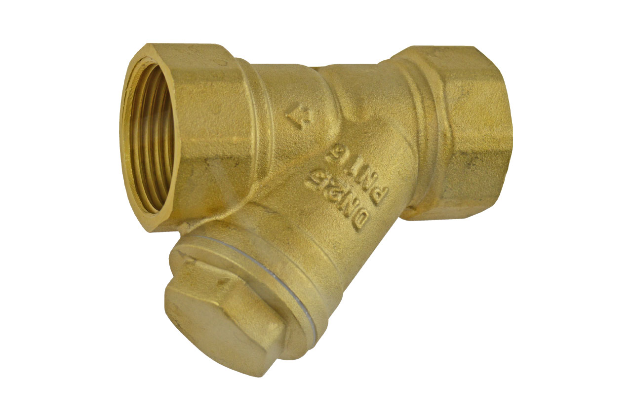 Schmutzfänger mit Innengewinde Nr. 1900, Messing