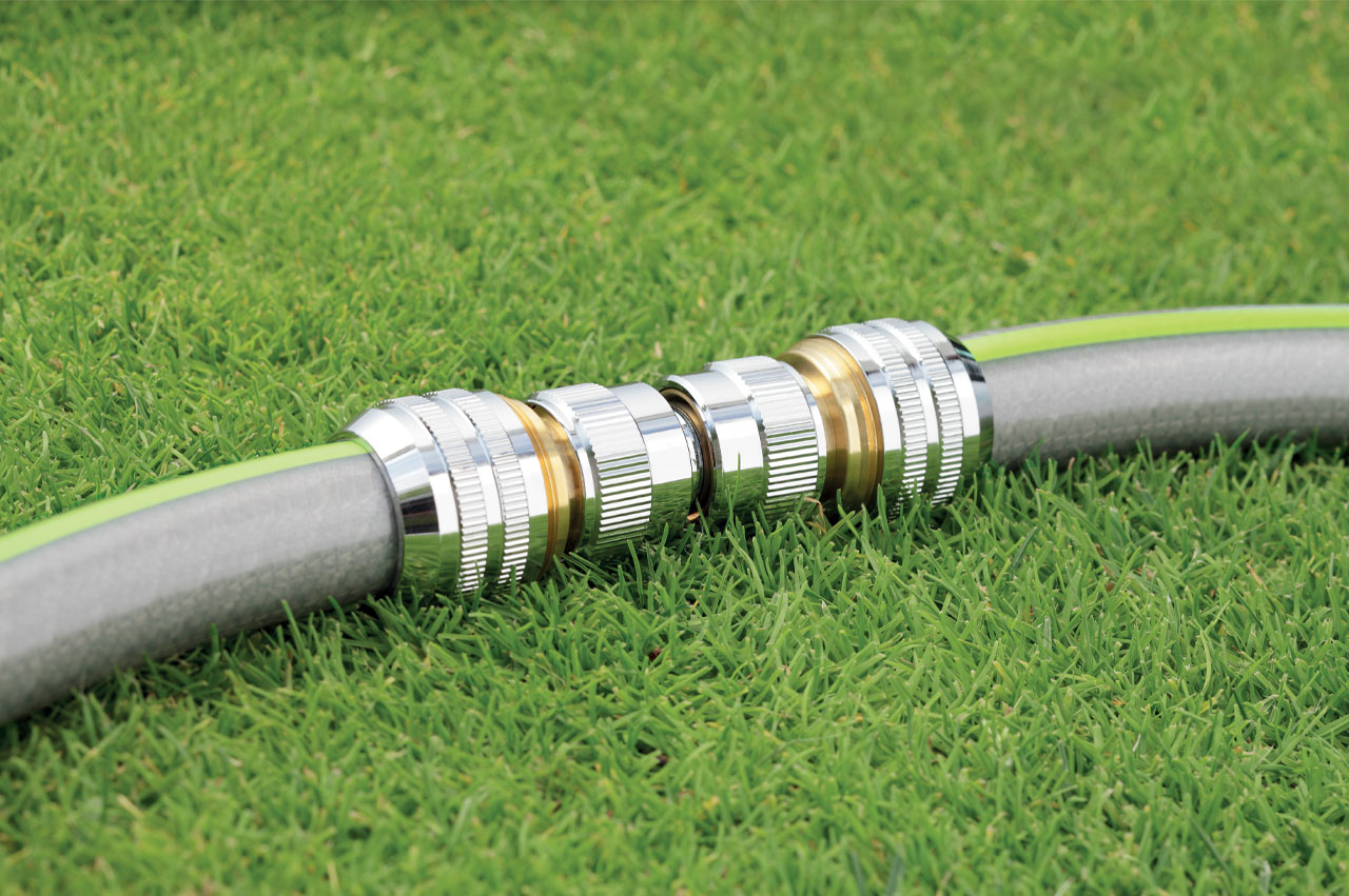 Claber Schlauchstück mit Wasserstopp - Metal-Jet