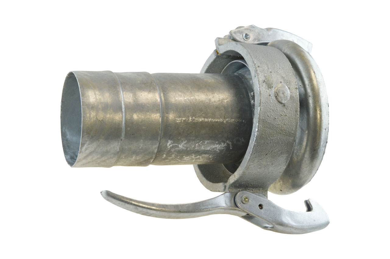 M-Teil mit gesickter Schlauchtülle, System Perrot (KMS-Si), Stahl verzinkt