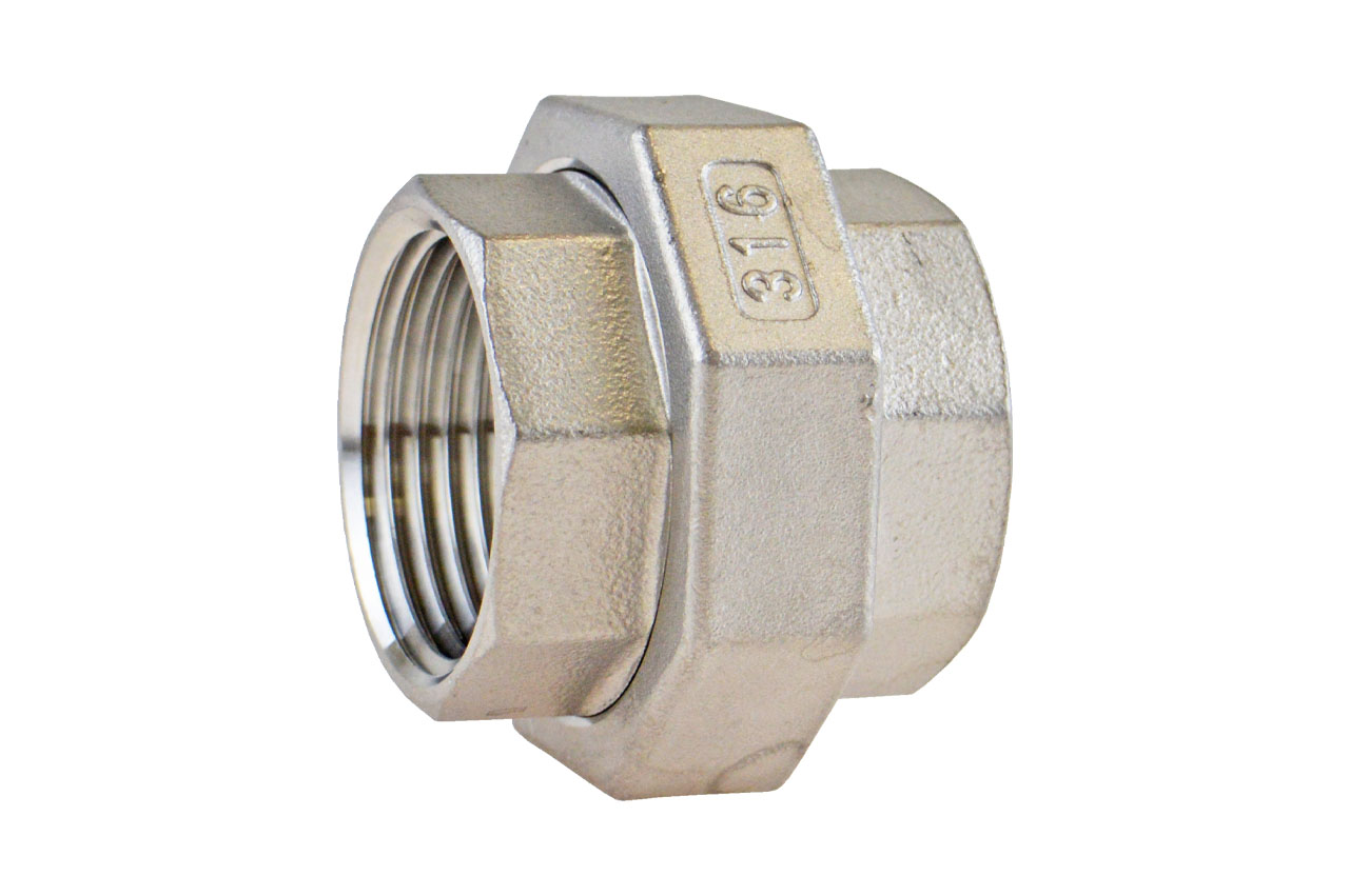 Verschraubung Nr. 330 mit Innengewinde flachdichtend, Edelstahl