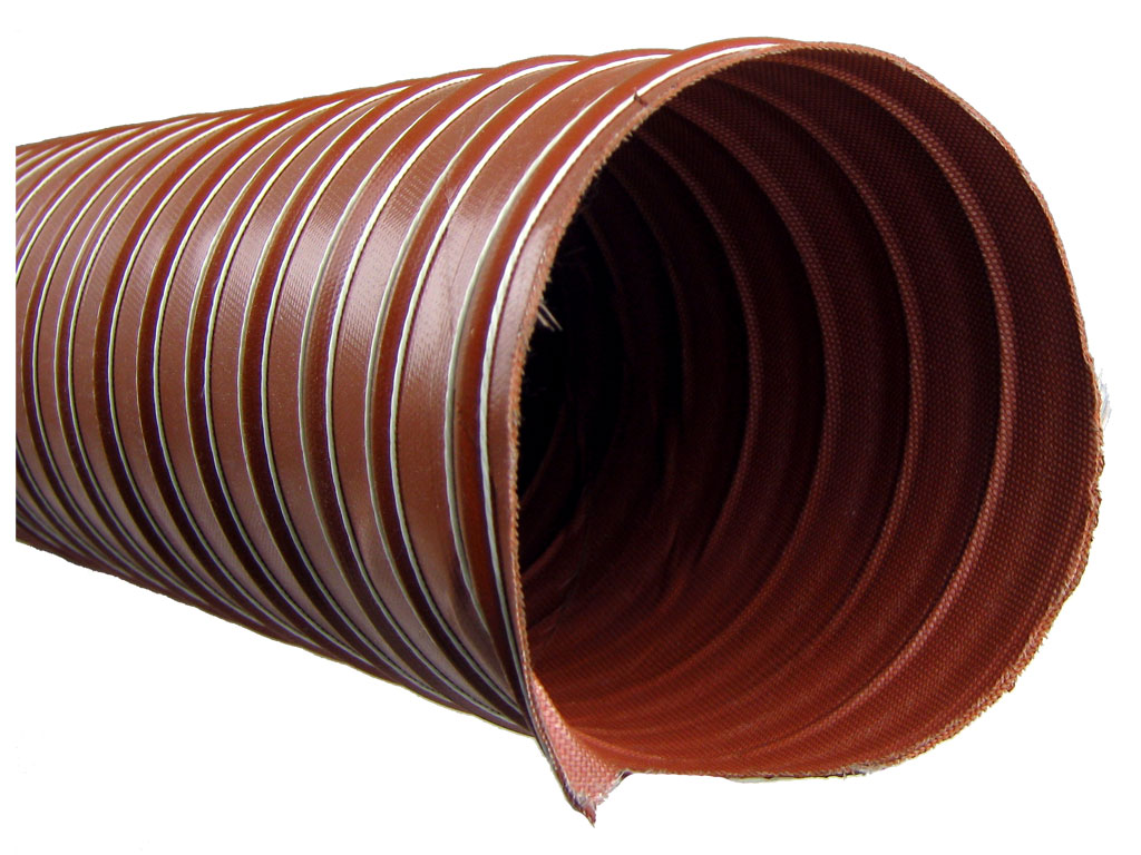 Silikon Heißluftschlauch zweilagig (SIL 2) bis +300°C