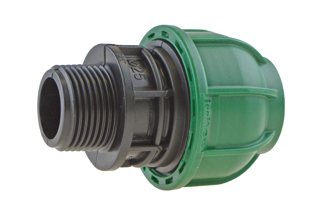 PE Kupplung mit Außengewinde, Brauchwasser - Connecto™