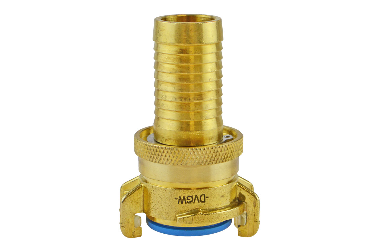 GEKA® plus Saug- und Hochdruckkupplung SHK mit Schlauchtülle, KTW BWGL, Messing
