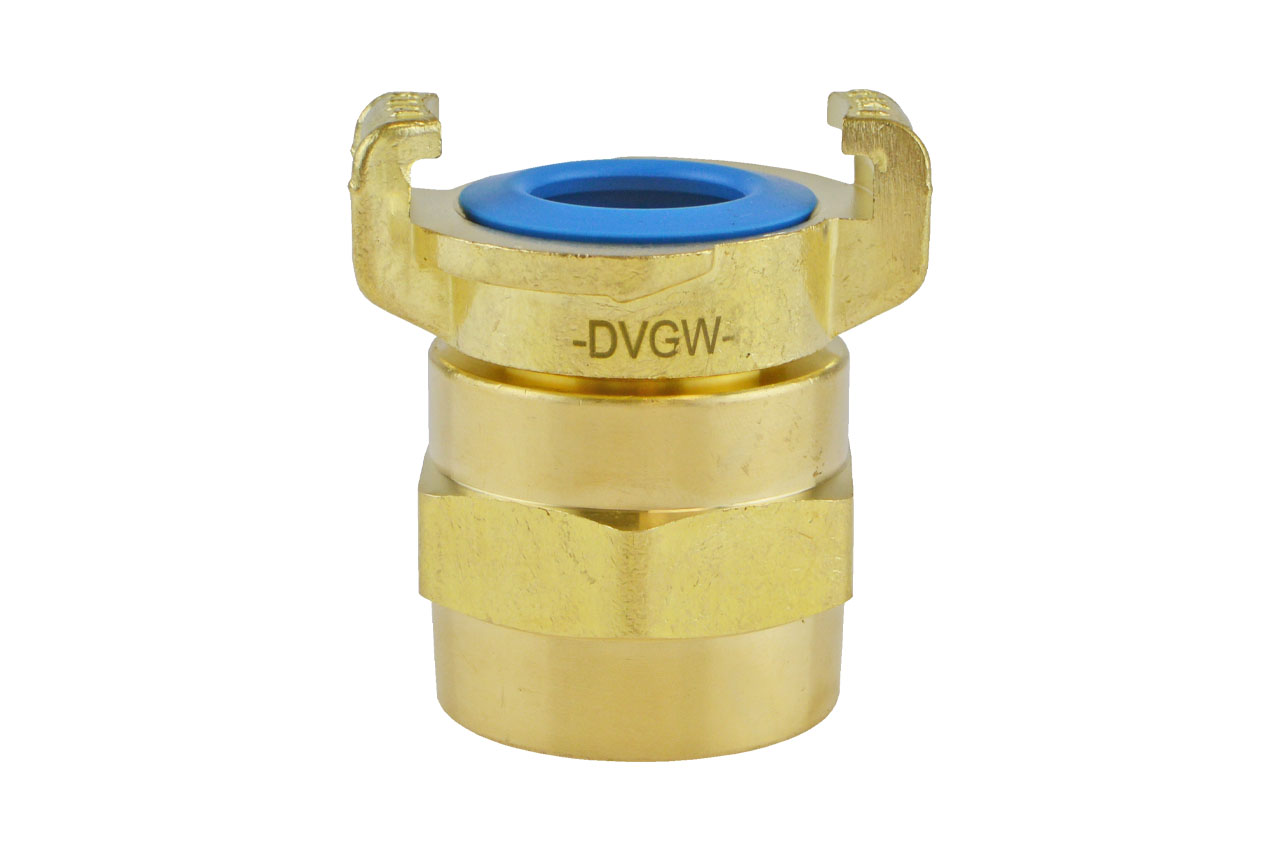 GEKA® plus Schraubkupplung XK, KTW BWGL, Messing