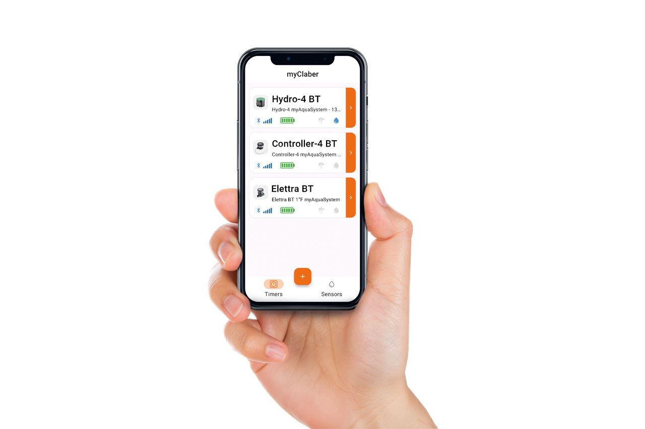 Claber 9V Steuermodul CONTROLLER-4 BT mit Bluetooth®-Technologie