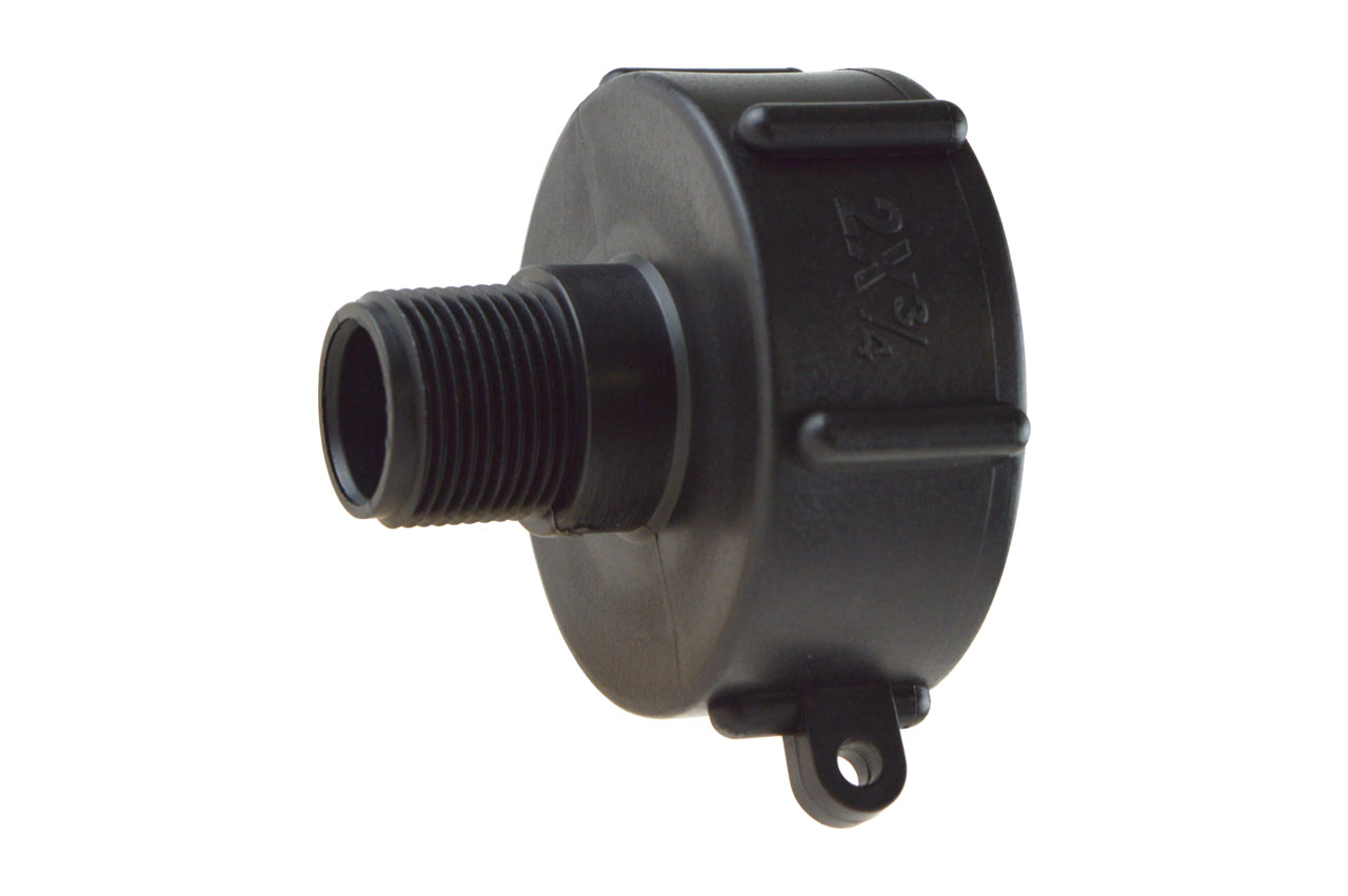 IBC Adapter mit Innengewinde (grob) und Außengewinde (fein), PP IBC Adapter mit Innengewinde (grob) und Außengewinde (fein), PP